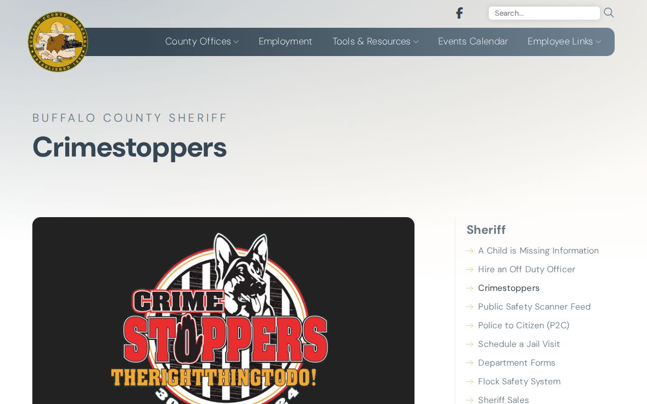 Buffalo County Crime Stoppers program for safe warrant-related tip routing